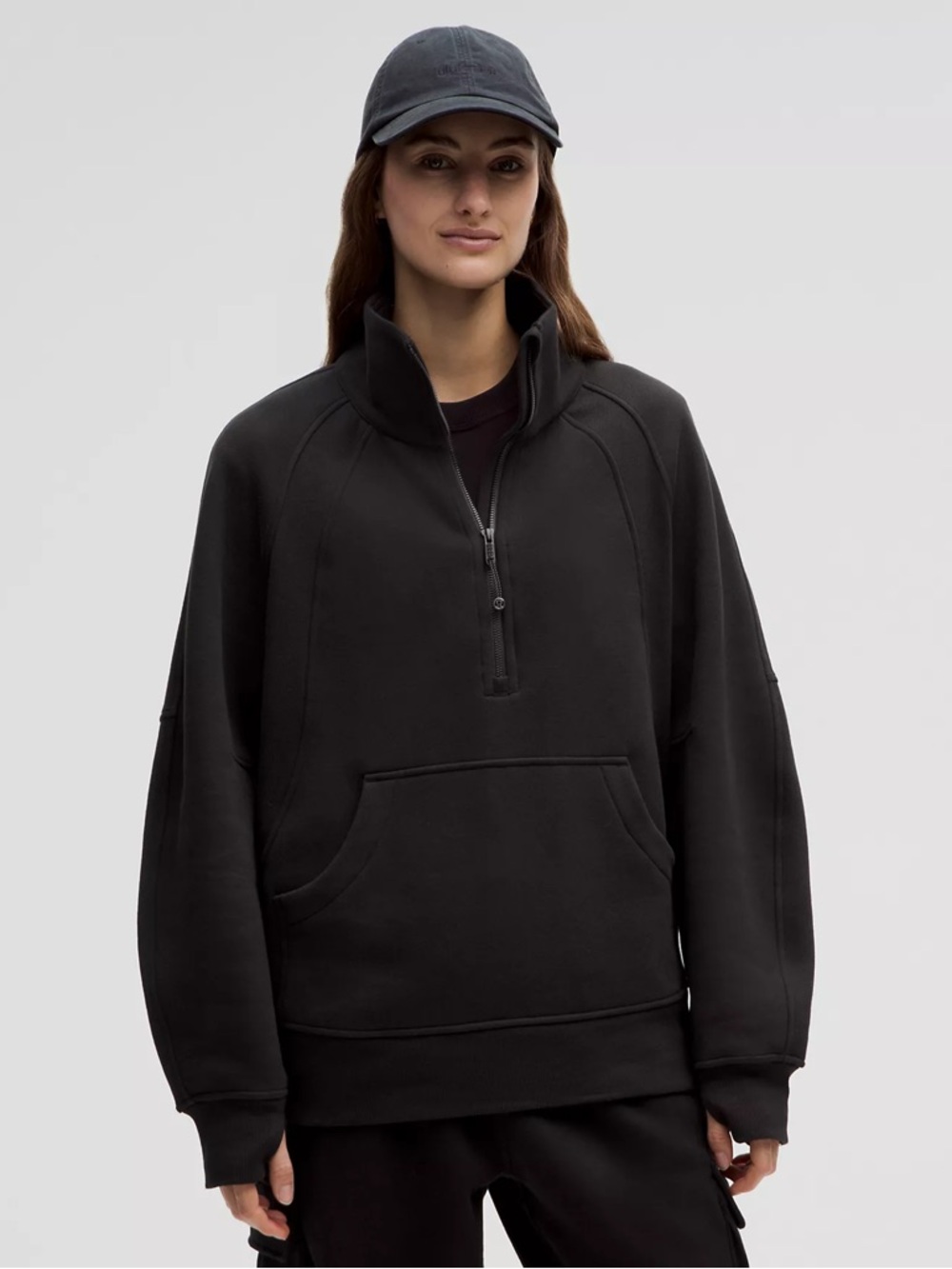 Lululemon Scuba Oversized Funnel Neck Half Zip Long XS/Small